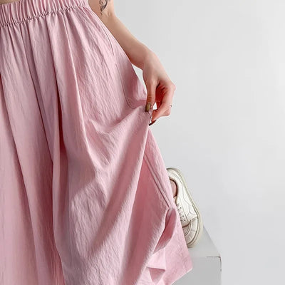 Women's wide-leg pants: new spring and autumn styles for versatile sports casual pants.