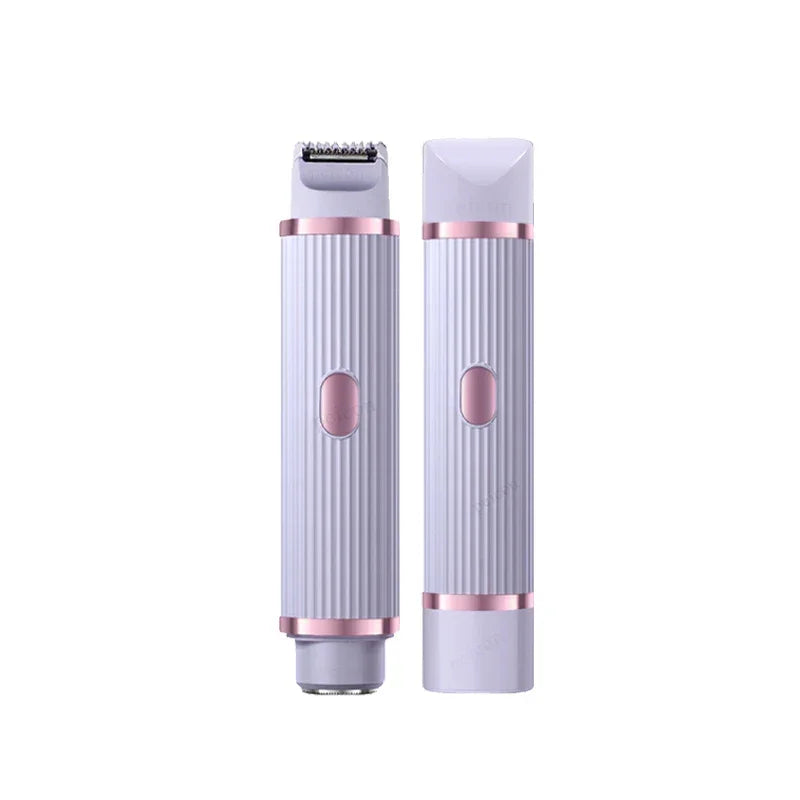 Women Epilator Dual Head Facial Electric Razor Body Shaver for Shaving Bikini Trimmer Area Leg Waterproof Female Hair Removal