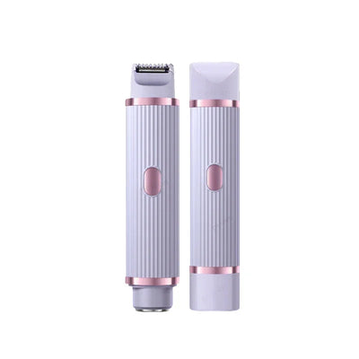 Women Epilator Dual Head Facial Electric Razor Body Shaver for Shaving Bikini Trimmer Area Leg Waterproof Female Hair Removal