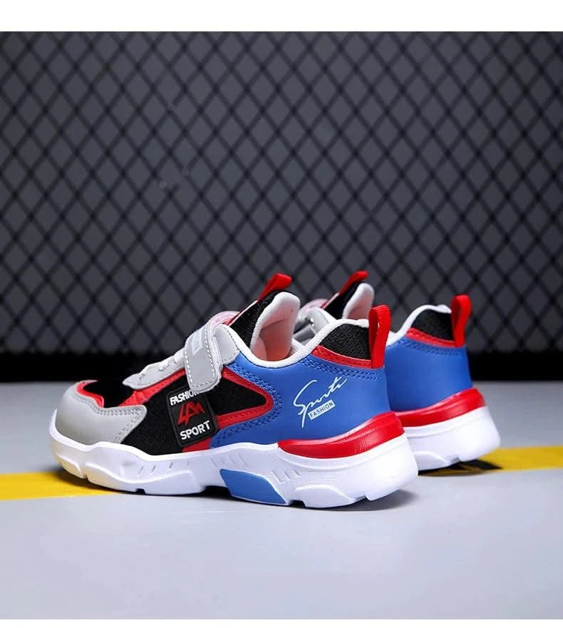 Children Casual Sports Shoes for Boys Breathable Summer Kids Hook&Loop Students Girls School Running Kids' Outdoor Sneakers