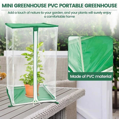 Garden Greenhouse Mini Portable Clear Plants Keep Warm Sunroom Flowers Protection For Garden Indoor Outdoor