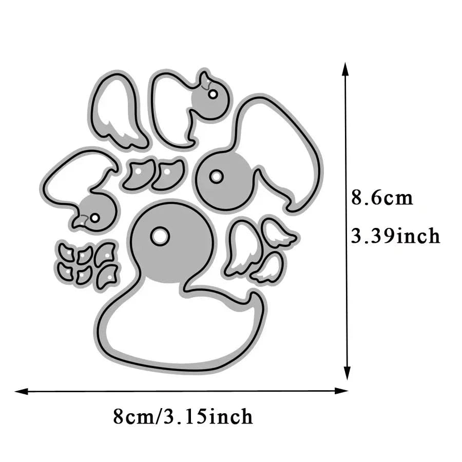 Baby Toys Metal Cutting Dies Diy Scrapbooking Photo Album Decorative Embossing Paper Card Crafts