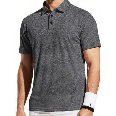 Men's Short Sleeve Polo Shirts Summer Trendy Breathable T-shirt Solid Color Casual Loose Basic Top Men Polos Shirts Streetwear