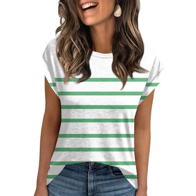 Womens Summer Tops Going Out Workout Outfits Spring Short-sleeved T Shirts Business Casual Dressy Fashion Trendy Clothes 2025