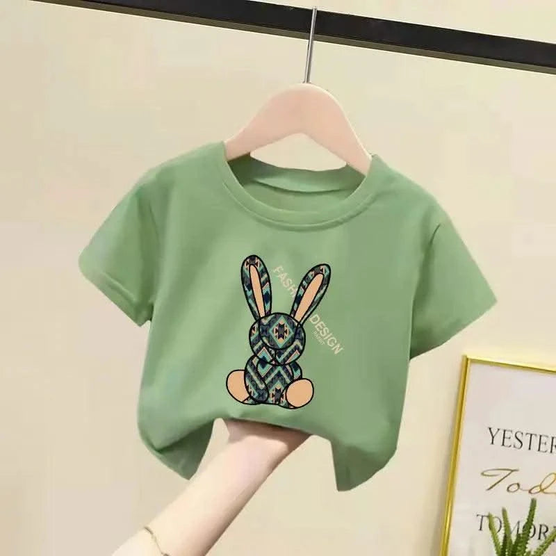 Summer Children Clothing Sets Boy Girl Mother Kids Clothes Suit Cotton Top T-shirt Short Sleeves Trousers 2pcs Baby Girl Clothes