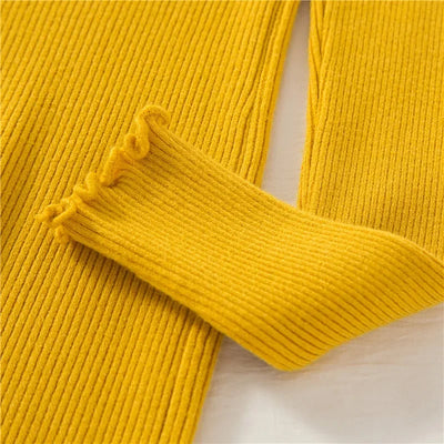 Mock Neck Clothes Knitted Woman Sweaters Pullovers Autumn Winter Basic Women's Jumper Slim Somen's Sweater Pull Long Sleeve
