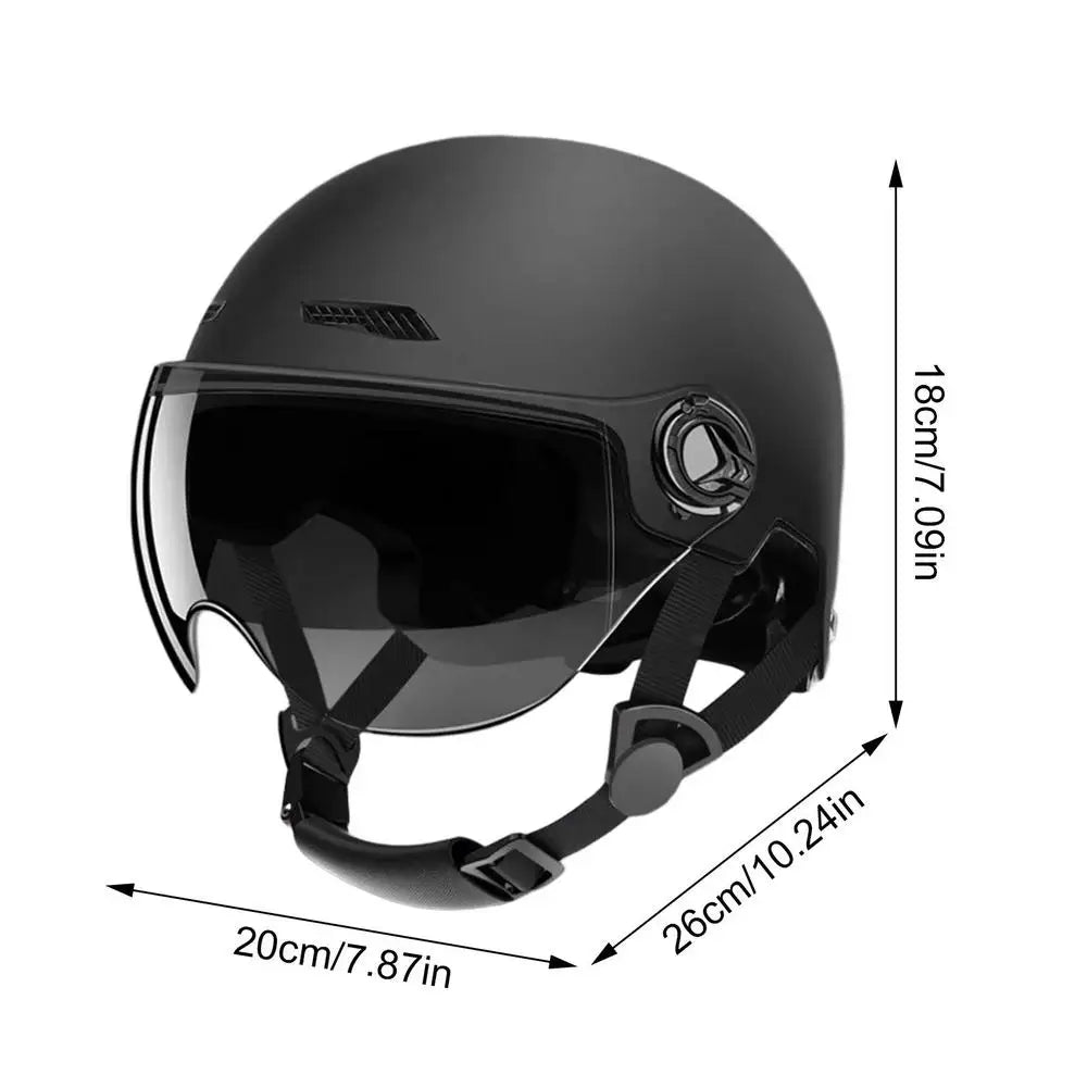 Motorcycle Helmet Bicycle Helmets for Men Women Adult Motorbike Scooter Helmet Ultralight Retro Scooter Hat Helmets Accessories