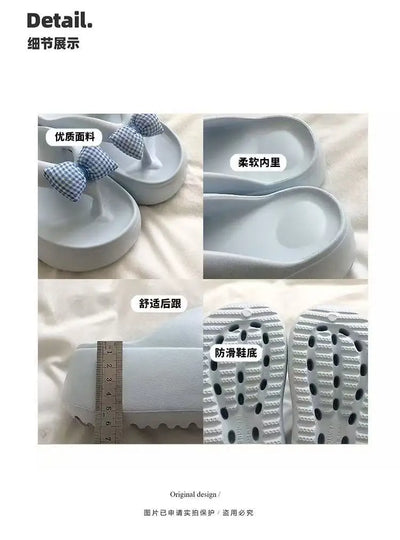 Woman flip flops Popular Design Shoes 2024 trend Casual Platform Sandals non-slip Outdoor slippers Unique features Flat sandals
