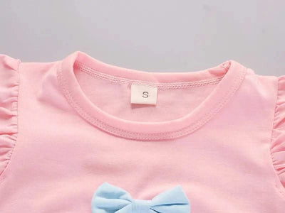 Children's Girls Clothes Summer New Baby Girl 1 2 3 4 Year Fashion Cute Vest Shorts 2Pcs/Sets Infant Outfits Kids Tracksuits