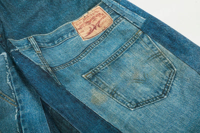 G6676# Blue Men Women Jeans Fashion Vintage Streetwear Y2K Wide Leg Jean Trouser Baggy Denim Pants