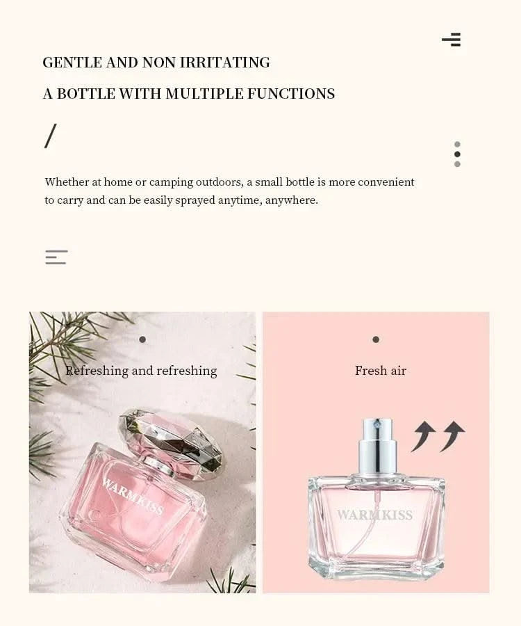 Luxury diamond women's perfume, spray flirting, long-lasting fresh floral and fruity fragrance, romantic and attractive birthday