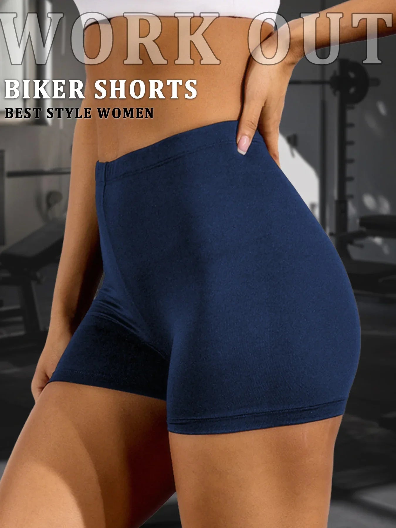 Biker Shorts For Women Super Soft No See Through Workout Yoga Running Cycling Push Up Gym Fitness Shorts Women's Activewear