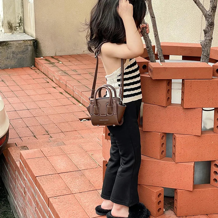Designer Children's Handbag for Girl Messenger Bag Square Bag Kids Purses and Handbags Mini Crossbody Bag Coin Pouch for Girls
