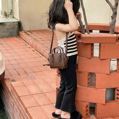 Designer Children's Handbag for Girl Messenger Bag Square Bag Kids Purses and Handbags Mini Crossbody Bag Coin Pouch for Girls