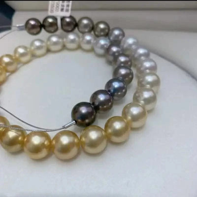12mm Shell Pearl Necklaces for Women, women luxury silver Choker 925 necklaces