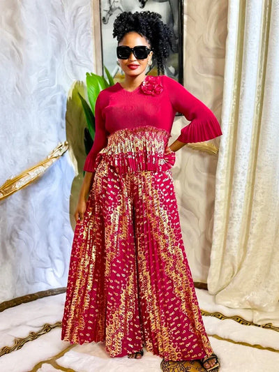 Luxury Women Chic Evening Dresses 2025 Formal Ball Gowns Elegant Party Miyake Pleated Long Sleeve Dress Female Plus Size Clothes