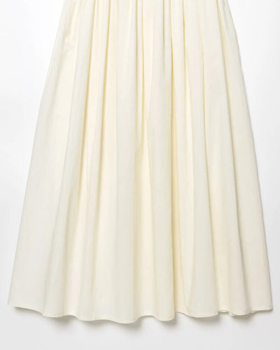 Women's Dress New Summer 2025 White Halterneck Panelled Dress Sexy off-the-shoulder design Elegant temperament Personality
