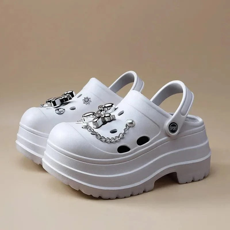 Clogs Clogs Women's Slippers Summer Home Sandals Non Slip Garden Shoes Fashion  Flat Shoes Orginal Outdoor Couples EVA Design