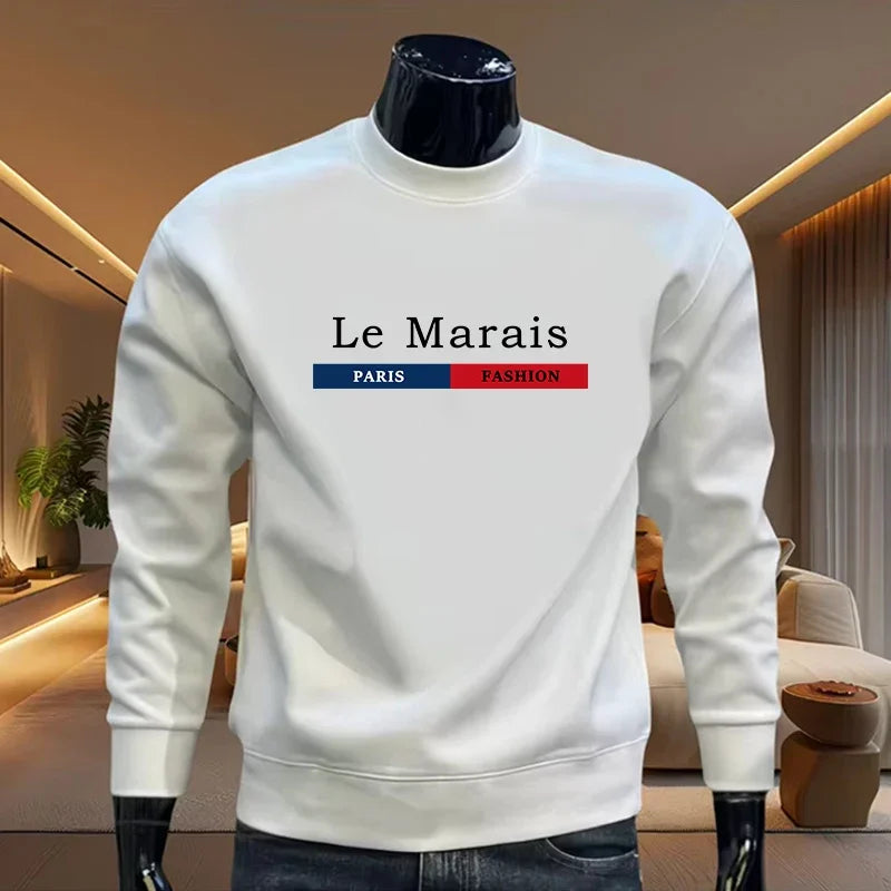 Mens Sweatshirts Hot Sales Printing O-Neck Fashion Street Tops Outdoors Man Sports Jogging Clothing Casual Pullover 2025 Autumn