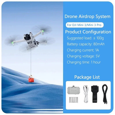 STARTRC Drone Airdrop System For DJI Air 3S/Mini 4 Pro/Mini 3/Mavic 3/Air 2S/Mavic 2/Mini 2 SE Air-dropping Thrower Gift Deliver