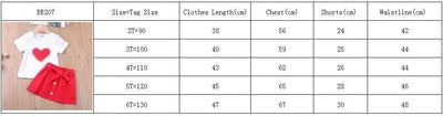 Clothes For Girls Summer Toddler Girls Clothes 2Pcs Outfits Kids Clothing For Girls Tracksuit Suit For Girls Children Clothing