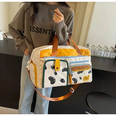 Women's Fashionable and Lightweight Boarding Bag for Maternity, Business, Yoga