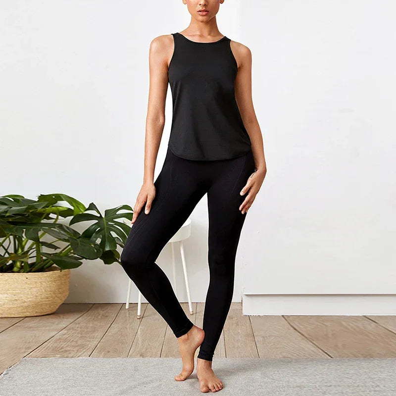 Women's Yoga Shirt Sexy Short Sleeve T-Shirt Sport Top Cover Up Quick Dry Gym Clothes Running Fitness Tank Sportswear