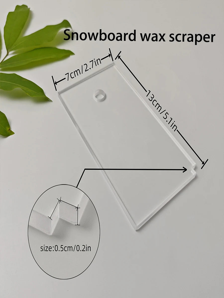 Double Board Waxing Removal Tools Ski tools，Snowboard Wax Scraper Snowboard Maintenance Wiper, Snowboard wax scraper