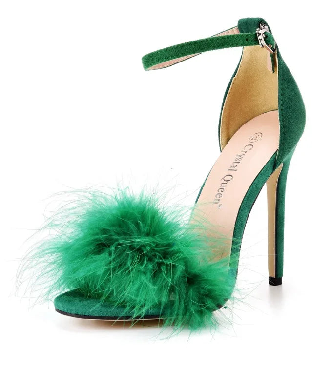 XIHAHA Fashion Sandals Women's Shoes Summer High Heels Stiletto Elegant Party Sexy Designer Woman Fish Mouth Sandals Dance Shoes