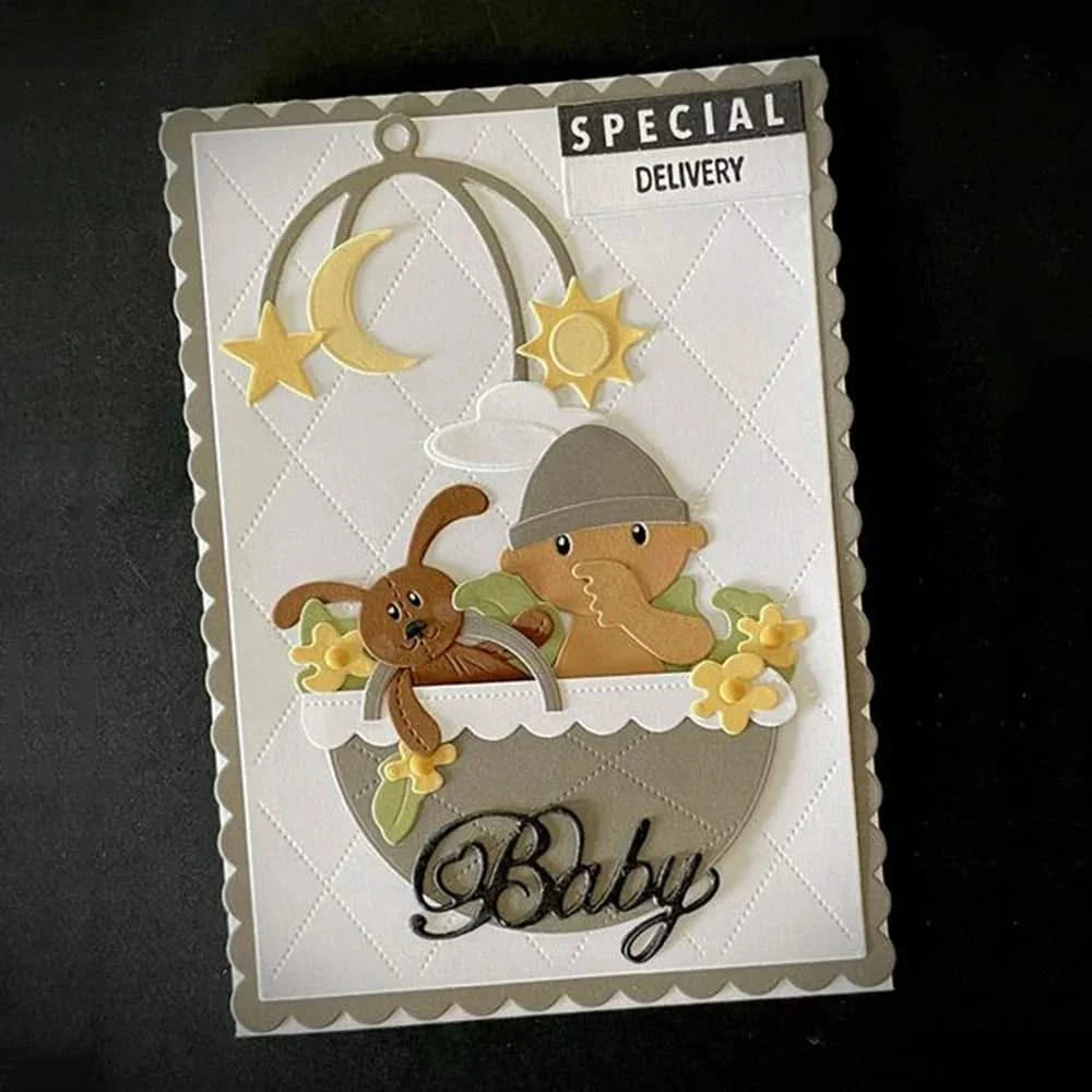 Baby Toys Metal Cutting Dies Diy Scrapbooking Photo Album Decorative Embossing Paper Card Crafts