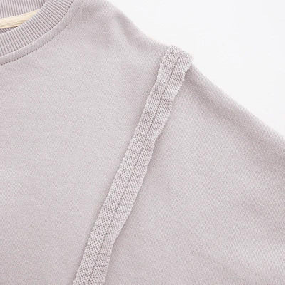 Oversized 100% Cotton Women Sweatshirts Long Sleeve Patchwork Open Side Streetwear Harajuku Pullovers Autumn Clothes For Women
