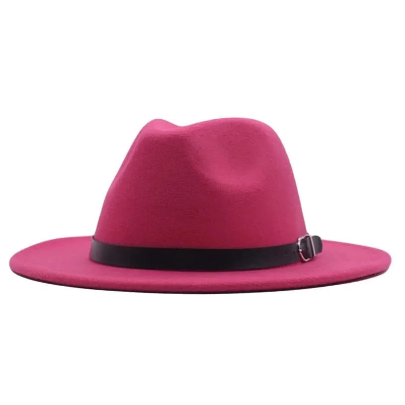 Women's fedora hat 7cm Jazz hat Fashion bow hat Peach heart hat Big brim Jazz fedora hat Men's Peaked cap sombrero hombre