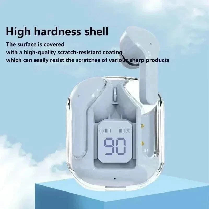 HK3 TWS Bluetooth wireless earbuds, HIFI transparent earbuds, LED power supply digital display stereo,suitable for Xiaomi iPhone