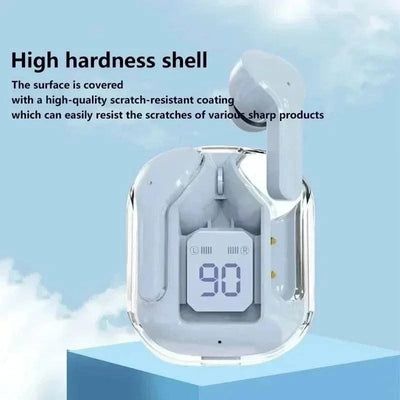HK3 TWS Bluetooth wireless earbuds, HIFI transparent earbuds, LED power supply digital display stereo,suitable for Xiaomi iPhone