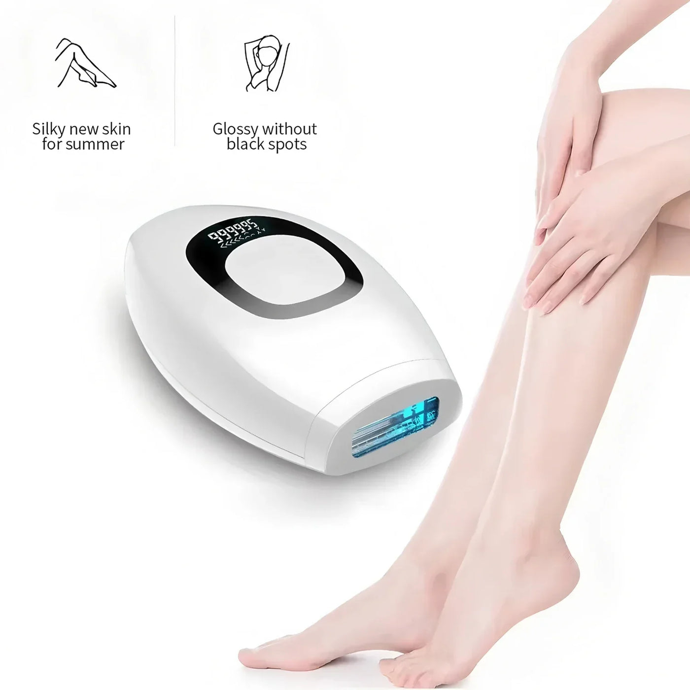 Hair Removal Electric Laser Depilator Whole Body Pubic Bikinis Depilator Remover Permanent Women Hair Removal Home
