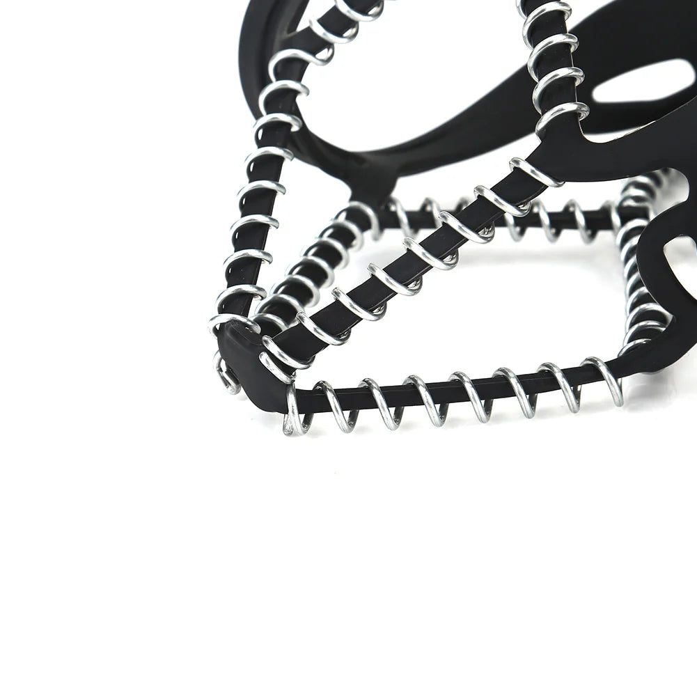 Ice Traction Outdoor Snow Antiskid Spikes Grips Mountain Climbing Footwear Ice Traction Cleats Snow Spikes Snow Traction Cleats
