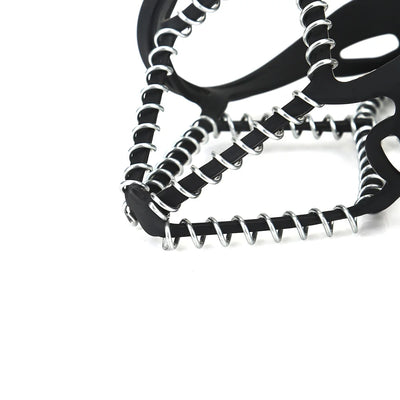 Ice Traction Outdoor Snow Antiskid Spikes Grips Mountain Climbing Footwear Ice Traction Cleats Snow Spikes Snow Traction Cleats