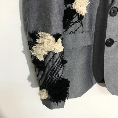 PFHQ Autumn Texture Design Niche Men's Blazers Streetwear Outdoor Patchwork Sports Baggy High Quality Delicacy Suit Coat 21Z1391