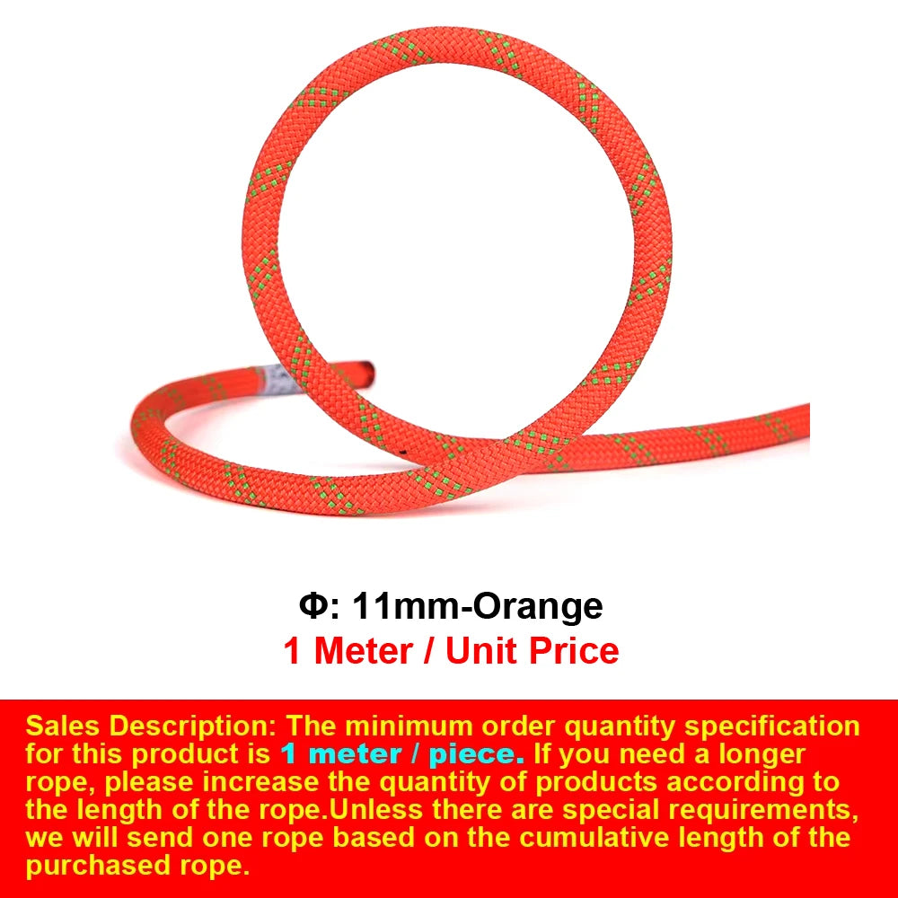 Φ:9mm-14mm,Static Ropes For Outdoor Climbing, High-Altitude Operation, Rapid Descent, Safety Rope, Various Specifications,P738