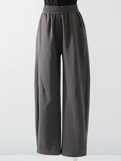 Women Straight Sweatpants Baggy Loose Dark Grey Long Pants Female Casual Sports Trousers High Waist Sweatpants For Women Joggers