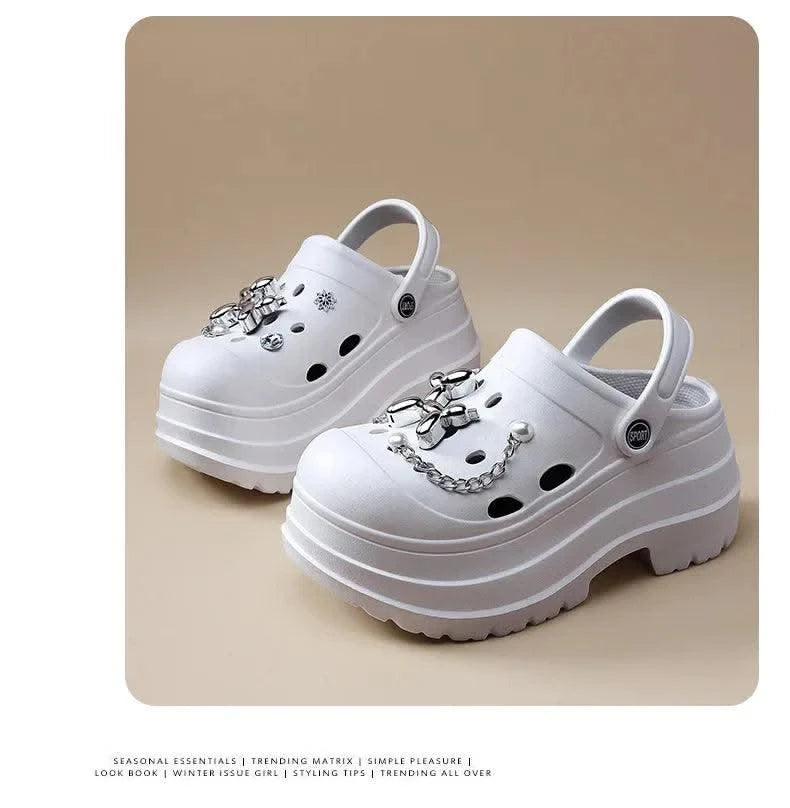 Clogs Clogs Women's Slippers Summer Home Sandals Non Slip Garden Shoes Fashion  Flat Shoes Orginal Outdoor Couples EVA Design