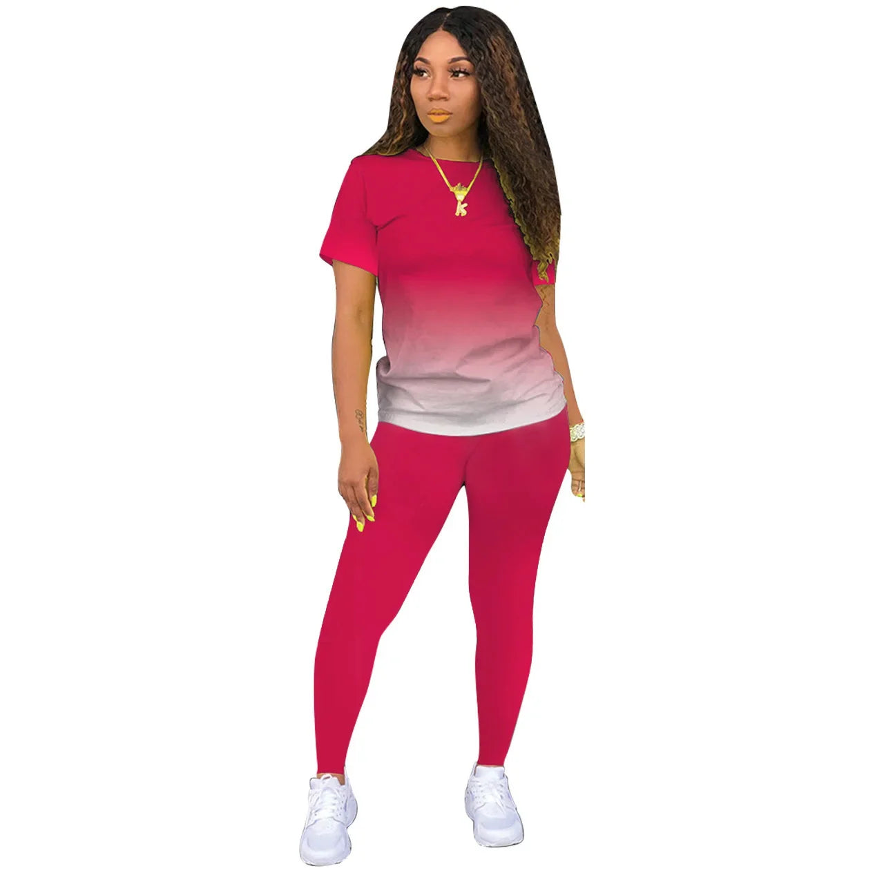 New Two Piece Set Women Tracksuits Sets Brand Printed Hoodie Pants Sweatshirt Set Sports Suit For Women Clothing