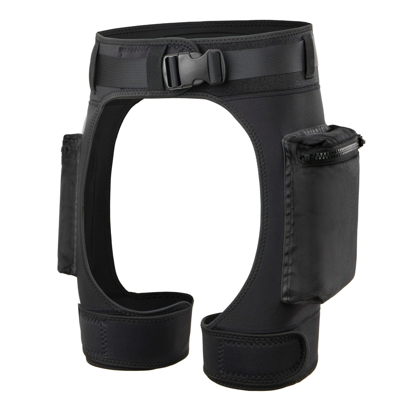 Mens Women Wetsuit Short Pants Scuba Diving Stretch Shorts with Pockets and Quick Release Buckle Adjustable Waist Belt Dropship