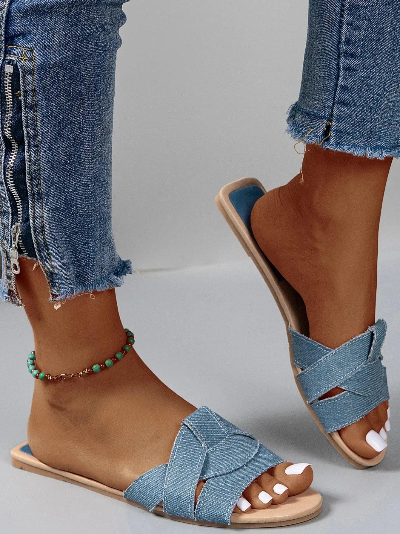 Designer Woman Flat Slippers Luxury Designer Sandals Casual Bottom Slippers Summer Women Sandals New Shoes for Women