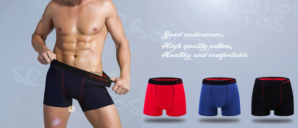 Cotton Print Boxers For Man Underwear Mens Boxer Shorts And Underpants Sexy Men's Panties Plus Size Calecon Homme Brands