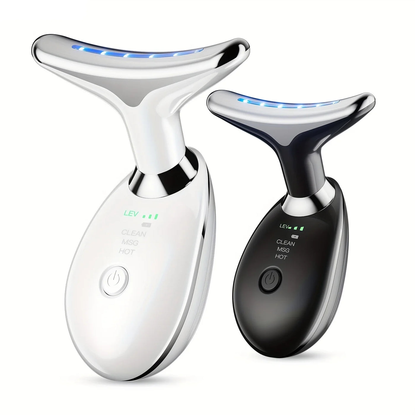 Neck Massager Multi-function to remove neck lines decree lines vibration hot beauty massager EMS electric neck instrument