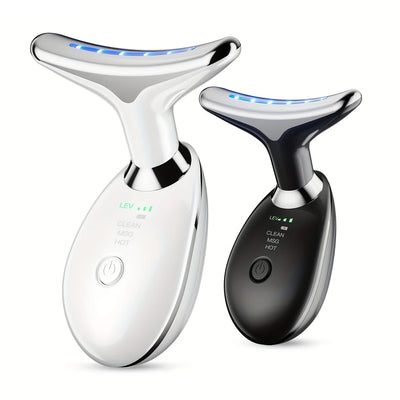 Neck Massager Multi-function to remove neck lines decree lines vibration hot beauty massager EMS electric neck instrument