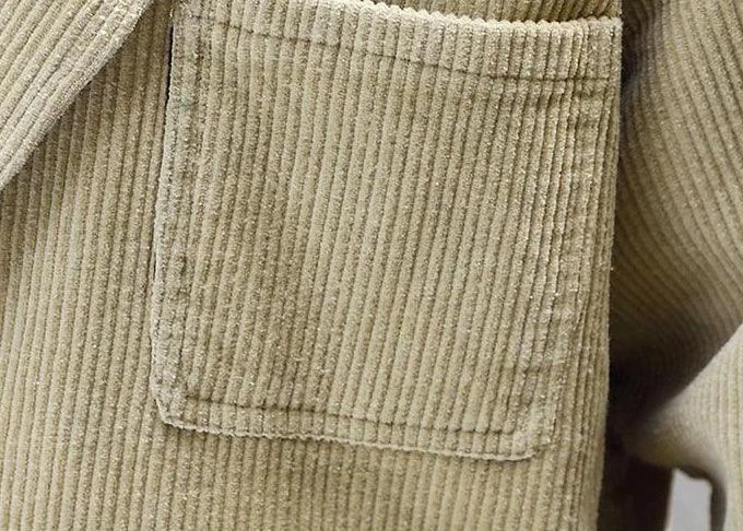 Man Suits and Blazers Black Corduroy Jacket for Men Single Breasted Fashion 2024 Elegant Coats Classic Casual High Quality New