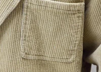 Man Suits and Blazers Black Corduroy Jacket for Men Single Breasted Fashion 2024 Elegant Coats Classic Casual High Quality New