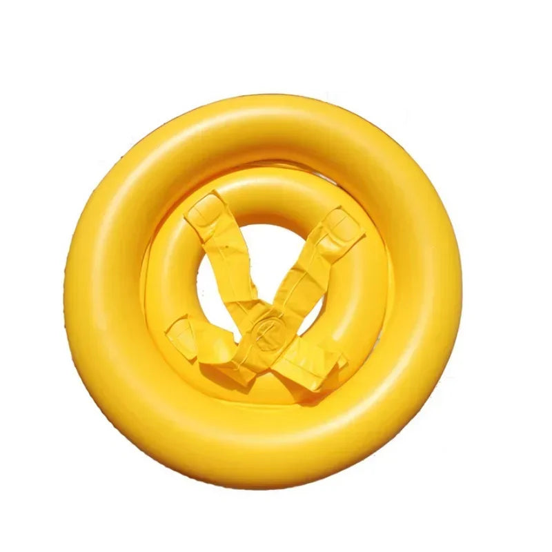 Swim Ring Baby Swimming Seat Baby Toys Cute Summer Inflatable Toddlers Bathtub Kids Wheels Portable Swimming Float Ring